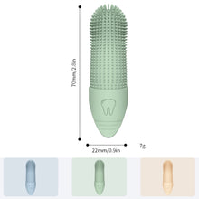 Load image into Gallery viewer, Pet Finger Toothbrush Cats Dogs Silicone Toothbrush Pet Oral Cleaning Care Tool