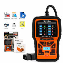 Load image into Gallery viewer, FOXWELL NT301 OBD2 Car Fault Diagnostic Instrument Live Data Code Reader Tool, FOXWELL NT301