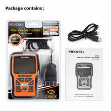 Load image into Gallery viewer, FOXWELL NT301 OBD2 Car Fault Diagnostic Instrument Live Data Code Reader Tool, FOXWELL NT301
