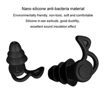 Load image into Gallery viewer, Noise Canceling Sleeping Earplugs Triple Layer Soundproofing Silicone Swimming Earplugs, Triple Layer