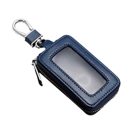 Car Remote Control Universal Visible Zipper Key Case, Royal Blue, Claret, Yellow, Black