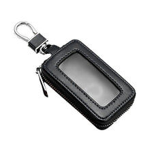 Load image into Gallery viewer, Car Remote Control Universal Visible Zipper Key Case, Royal Blue, Claret, Yellow, Black