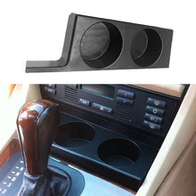 Load image into Gallery viewer, For BMW 5 Series E39/528i/530i/M5 Left-hand Drive Car Central Control Cup Holder, Black, Carbon Grain, Rosewood Color, Black With groove, Carbon Grain With Groove, Rosewood Color With Groove