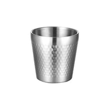 Load image into Gallery viewer, 304 Stainless Steel Hammer Mug Thickened Double-Layer Restaurant Tea Cups, 175ml, 260ml, 300ml, 350ml, 450ml