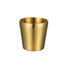 Load image into Gallery viewer, 304 Stainless Steel Hammer Mug Thickened Double-Layer Restaurant Tea Cups, 175ml, 260ml, 300ml, 350ml, 450ml