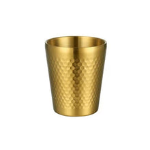 Load image into Gallery viewer, 304 Stainless Steel Hammer Mug Thickened Double-Layer Restaurant Tea Cups, 175ml, 260ml, 300ml, 350ml, 450ml