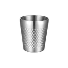 Load image into Gallery viewer, 304 Stainless Steel Hammer Mug Thickened Double-Layer Restaurant Tea Cups, 175ml, 260ml, 300ml, 350ml, 450ml