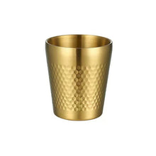 Load image into Gallery viewer, 304 Stainless Steel Hammer Mug Thickened Double-Layer Restaurant Tea Cups, 175ml, 260ml, 300ml, 350ml, 450ml