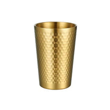 Load image into Gallery viewer, 304 Stainless Steel Hammer Mug Thickened Double-Layer Restaurant Tea Cups, 175ml, 260ml, 300ml, 350ml, 450ml