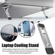 Load image into Gallery viewer, 2pcs Invisible Cooling Stand Heightening Pad For Laptop &amp; Smartphones &amp; Tablet, 110034 Light Gray