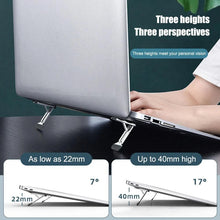 Load image into Gallery viewer, 2pcs Invisible Cooling Stand Heightening Pad For Laptop &amp; Smartphones &amp; Tablet, 110034 Light Gray