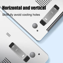 Load image into Gallery viewer, 2pcs Invisible Cooling Stand Heightening Pad For Laptop &amp; Smartphones &amp; Tablet, 110034 Light Gray