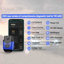 Load image into Gallery viewer, AUTOPHIX 3610 Bluetooth Car Full System Diagnostic Scanner For VW / AUDI / SKODA / SEAT, 3610