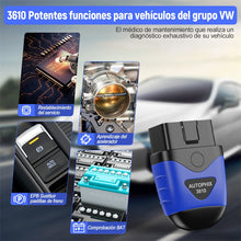 Load image into Gallery viewer, AUTOPHIX 3610 Bluetooth Car Full System Diagnostic Scanner For VW / AUDI / SKODA / SEAT, 3610