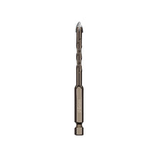 Load image into Gallery viewer, Hexagonal Shank Spiral Flute Cross Alloy Drill Bits Glass Tile Four Edge Drivers, 3mm, 4mm, 5mm, 6mm, 8mm, 10mm, 12mm