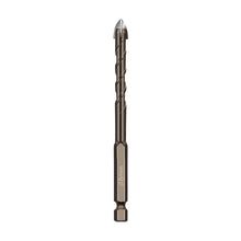 Load image into Gallery viewer, Hexagonal Shank Spiral Flute Cross Alloy Drill Bits Glass Tile Four Edge Drivers, 3mm, 4mm, 5mm, 6mm, 8mm, 10mm, 12mm