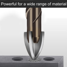Load image into Gallery viewer, Hexagonal Shank Spiral Flute Cross Alloy Drill Bits Glass Tile Four Edge Drivers, 3mm, 4mm, 5mm, 6mm, 8mm, 10mm, 12mm