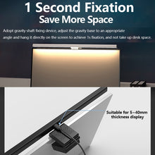 Load image into Gallery viewer, TB-301S 50cm Asymmetric No Video Flash Desk Lamp Timing Dimming Work Monitor Computer Screen Hanging Light