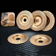 Load image into Gallery viewer, 100mm Woodworking Sanding And Shaping Plate Angle Grinder Sanding And Polishing Prick Disc, Beveled, Arc, Flat