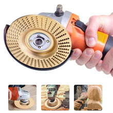 Load image into Gallery viewer, 100mm Woodworking Sanding And Shaping Plate Angle Grinder Sanding And Polishing Prick Disc, Beveled, Arc, Flat