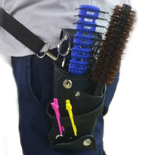 Load image into Gallery viewer, Hairdresser Hairdressing Tool Belt Bag Salon Hair Cutting Scissors Organizer