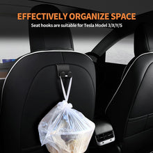 Load image into Gallery viewer, For Tesla Model 3/Y 2pcs Rear Seat Headrest Plastic Hook