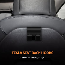 Load image into Gallery viewer, For Tesla Model 3/Y 2pcs Rear Seat Headrest Plastic Hook