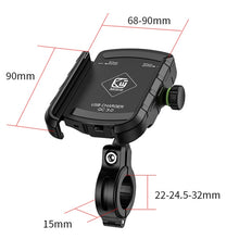 Load image into Gallery viewer, Kewig M8S Bicycle Aluminum Navigation Mount Outdoor Cycling Cell Phone Holder