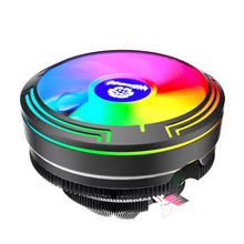 Load image into Gallery viewer, LED Colorful Light 4Pin Cooler Desktop CPU Cooling Fan, Ice Blade W120