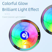 Load image into Gallery viewer, LED Colorful Light 4Pin Cooler Desktop CPU Cooling Fan, Ice Blade W120