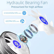 Load image into Gallery viewer, LED Colorful Light 4Pin Cooler Desktop CPU Cooling Fan, Ice Blade W120