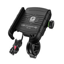Load image into Gallery viewer, Kewig M8 Motorcycle Navigation Phone Holder Outdoor Riding Charging Bracket
