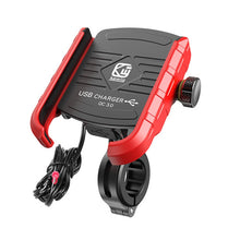 Load image into Gallery viewer, Kewig M8 Motorcycle Navigation Phone Holder Outdoor Riding Charging Bracket