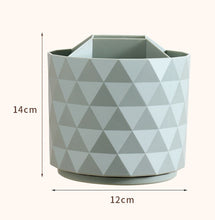 Load image into Gallery viewer, Desktop Rotating Pen Holder Large Capacity Stationery Storage Box Makeup Brush Storage Bucket