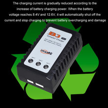 Load image into Gallery viewer, ImaxRC 7.4V/11.1V 2S/3S Model Aircraft Drone Lithium Battery Intelligent Balance Charger, US Plug