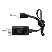Load image into Gallery viewer, 11.1V 2A 3S Lithium Battery USB Charger With Light, 4 Pin Plug