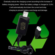 Load image into Gallery viewer, 11.1V 2A 3S Lithium Battery USB Charger With Light, 4 Pin Plug
