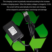 Load image into Gallery viewer, 11.1V 2A 3S Output Protection Lithium Battery USB Charger With Light, XH/4P Plug