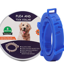 Load image into Gallery viewer, Flea and Tick Collar for Dogs Cats With Aluminum Case, 72cm Gray, 72cm Orange, 72cm Blue, 38cm Orange, 38cm Pink, 38cm Blue