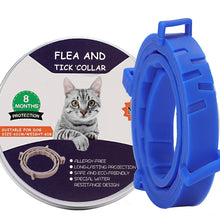 Load image into Gallery viewer, Flea and Tick Collar for Dogs Cats With Aluminum Case, 72cm Gray, 72cm Orange, 72cm Blue, 38cm Orange, 38cm Pink, 38cm Blue