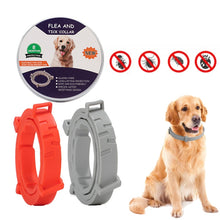 Load image into Gallery viewer, Flea and Tick Collar for Dogs Cats With Aluminum Case, 72cm Gray, 72cm Orange, 72cm Blue, 38cm Orange, 38cm Pink, 38cm Blue