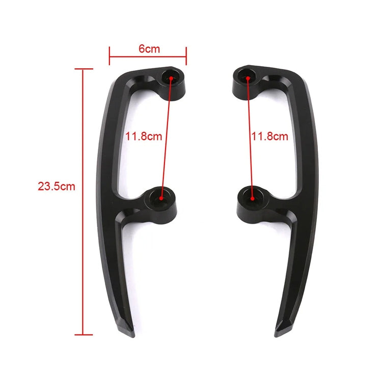 For Kawasaki Z650 2017-2018 Motorcycle Rear Seat Armrest Pull Bow, Black, Green, Titanium