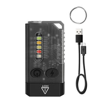 Load image into Gallery viewer, V10 Portable Keychain Light USB Rechargeable Bright Mini Flashlight