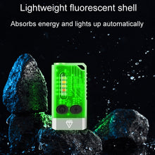 Load image into Gallery viewer, V10 Portable Keychain Light USB Rechargeable Bright Mini Flashlight