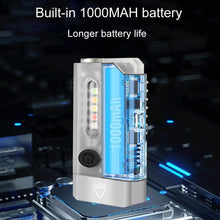 Load image into Gallery viewer, V10 Portable Keychain Light USB Rechargeable Bright Mini Flashlight