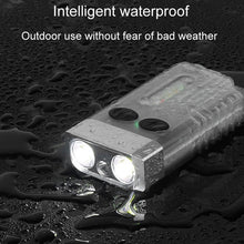 Load image into Gallery viewer, V10 Portable Keychain Light USB Rechargeable Bright Mini Flashlight
