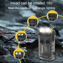 Load image into Gallery viewer, V20 Portable Keychain Light Rechargeable Bright Mini Flashlight