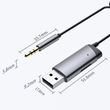 Load image into Gallery viewer, AUX Car Bluetooth Receiver Adapter 3.5mm Cell Phone Computer Connector With TF Card Slot