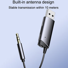 Load image into Gallery viewer, AUX Car Bluetooth Receiver Adapter 3.5mm Cell Phone Computer Connector With TF Card Slot