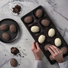 Load image into Gallery viewer, 10 Grids Brain Halloween Chocolate Mould Homemade Brain Cake Mould DIY Candy Soft Molds, 10 Grids Brain